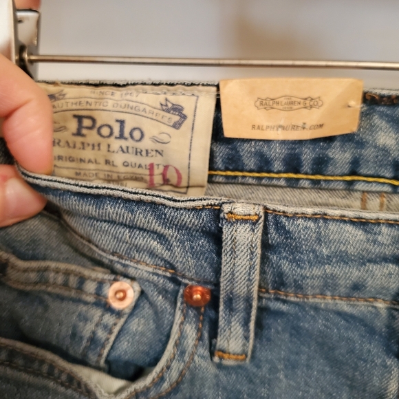 NWT Polo Ralph Lauren kid jeans. Slim fit. Faded blue. Size 10. - Picture 5 of 11